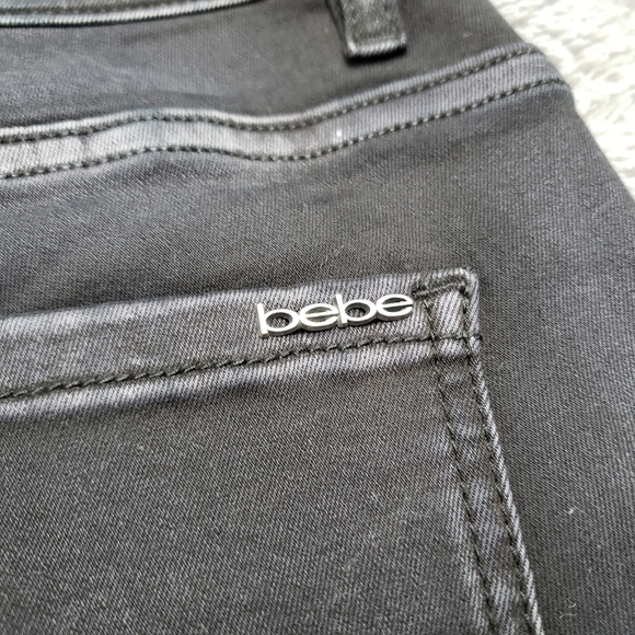 Black charcoal Bebe jeans , jegging for woman - Picture 5 of 10